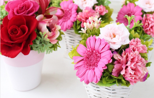 造花の中でもアート的なお花